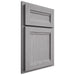 Shiloh Cabinetry Partial Overlay Somerset White Oak Plain Cut Stratus Door