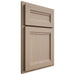 Shiloh Cabinetry Partial Overlay Somerset White Oak Plain Cut Straw Door
