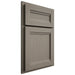 Shiloh Cabinetry Partial Overlay Somerset White Oak Plain Cut Thyme Door