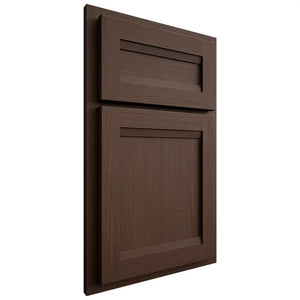 Shiloh Cabinetry Partial Overlay Somerset White Oak Quarter Sawn Braun Door