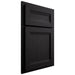 Shiloh Cabinetry Partial Overlay Somerset White Oak Quarter Sawn Espresso Door
