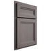Shiloh Cabinetry Partial Overlay Somerset White Oak Quarter Sawn Flagstone Door