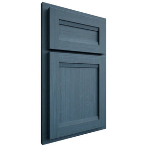 Shiloh Cabinetry Partial Overlay Somerset White Oak Quarter Sawn Hudson Door