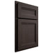 Shiloh Cabinetry Partial Overlay Somerset White Oak Quarter Sawn Morel Door