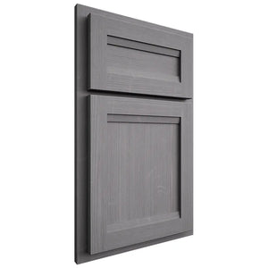 Shiloh Cabinetry Partial Overlay Somerset White Oak Quarter Sawn Sterling Door