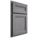 Shiloh Cabinetry Partial Overlay Somerset White Oak Quarter Sawn Sterling Door