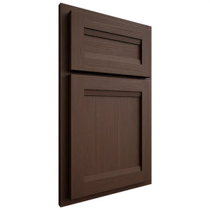 Shiloh Cabinetry Partial Overlay Somerset White Oak Rift Cut Braun Door