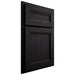 Shiloh Cabinetry Partial Overlay Somerset White Oak Rift Cut Ink Door