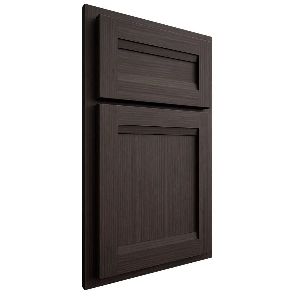Shiloh Cabinetry Partial Overlay Somerset White Oak Rift Cut Morel Door