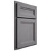 Shiloh Cabinetry Partial Overlay Somerset White Oak Rift Cut Sterling Door