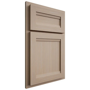 Shiloh Cabinetry Partial Overlay Somerset White Oak Rift Cut Straw Door