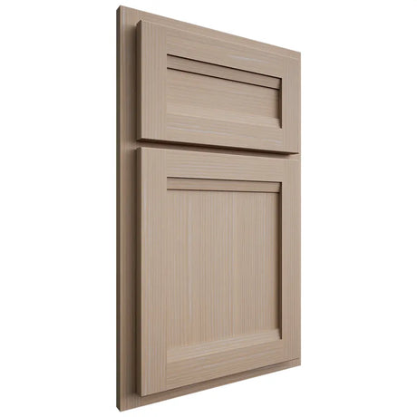 Shiloh Cabinetry Partial Overlay Somerset White Oak Rift Cut Straw Door