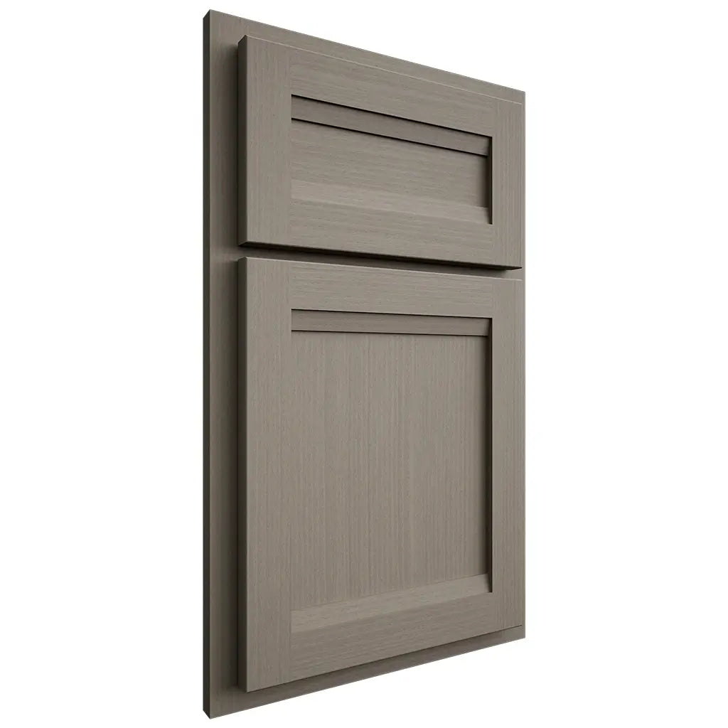 Shiloh Cabinetry Partial Overlay Somerset White Oak Rift Cut Thyme Door