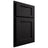 Shiloh Cabinetry Partial Overlay Square Flat Cherry Plain Cut Espresso Door