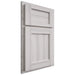 Shiloh Cabinetry Partial Overlay Square Flat Hickory Plain Cut Cotton Door