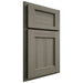 Shiloh Cabinetry Partial Overlay Square Flat Hickory Plain Cut Thyme Door