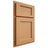 Shiloh Cabinetry Partial Overlay Square Flat Maple Plain Cut Golden Door
