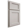 Shiloh Cabinetry Partial Overlay Square Flat Paintable Amazing Gray Door