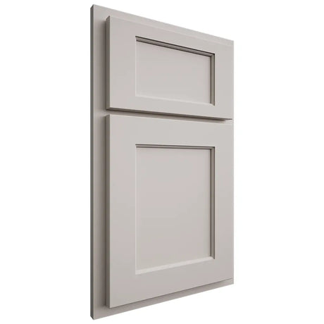 Shiloh Cabinetry Partial Overlay Square Flat Paintable Amazing Gray Door