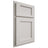 Shiloh Cabinetry Partial Overlay Square Flat Paintable Beige Door