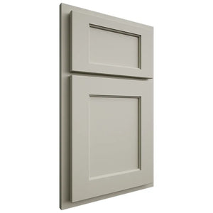 Shiloh Cabinetry Partial Overlay Square Flat Paintable Clary Sage Door