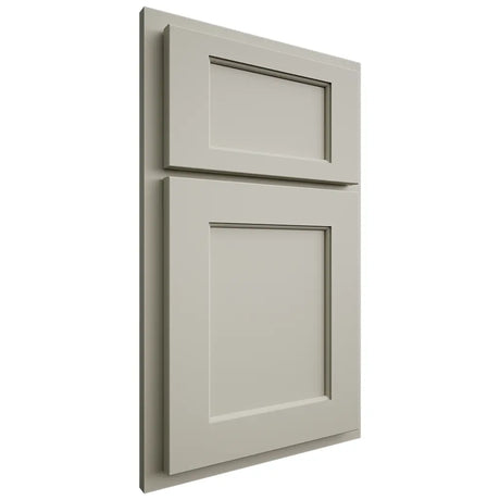 Shiloh Cabinetry Partial Overlay Square Flat Paintable Clary Sage Door