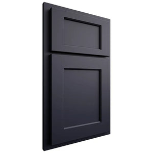 Shiloh Cabinetry Partial Overlay Square Flat Paintable Hale Navy Door