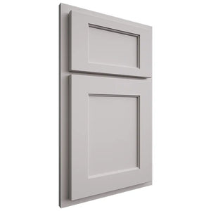 Shiloh Cabinetry Partial Overlay Square Flat Paintable Light French Gray Door