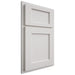 Shiloh Cabinetry Partial Overlay Square Flat Paintable Soft White Door