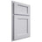 Shiloh Cabinetry Partial Overlay Square Flat Paintable Upward Door