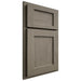 Shiloh Cabinetry Partial Overlay Square Flat Poplar Plain Cut Sterling Door