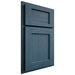 Shiloh Cabinetry Partial Overlay Square Flat Red Oak Plain Cut Hudson Door