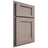 Shiloh Cabinetry Partial Overlay Square Flat Red Oak Plain Cut Sterling Door