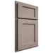 Shiloh Cabinetry Partial Overlay Square Flat Red Oak Plain Cut Sterling Door