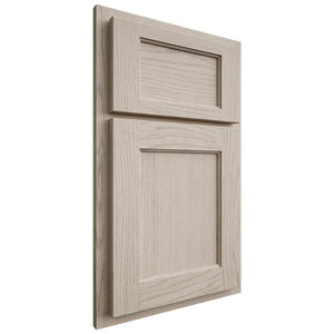 Shiloh Cabinetry Partial Overlay Square Flat Walnut Plain Cut Seagull Door