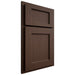 Shiloh Cabinetry Partial Overlay Square Flat White Oak Quarter Sawn Braun Door