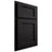 Shiloh Cabinetry Partial Overlay Square Flat White Oak Quarter Sawn Espresso Door