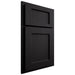 Shiloh Cabinetry Partial Overlay Square Flat White Oak Quarter Sawn Espresso Door