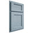 Shiloh Cabinetry Partial Overlay Square Flat White Oak Quarter Sawn Sky Door