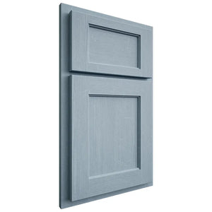 Shiloh Cabinetry Partial Overlay Square Flat White Oak Quarter Sawn Sky Door