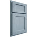 Shiloh Cabinetry Partial Overlay Square Flat White Oak Quarter Sawn Sky Door