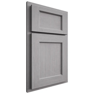 Shiloh Cabinetry Partial Overlay Square Flat White Oak Quarter Sawn Stratus Door