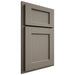 Shiloh Cabinetry Partial Overlay Square Flat White Oak Quarter Sawn Thyme Door