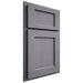 Shiloh Cabinetry Partial Overlay Square Flat White Oak Rift Cut Cadet Door