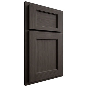 Shiloh Cabinetry Partial Overlay Square Flat White Oak Rift Cut Creekside Door