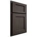 Shiloh Cabinetry Partial Overlay Square Flat White Oak Rift Cut Creekside Door