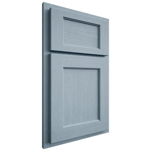 Shiloh Cabinetry Partial Overlay Square Flat White Oak Rift Cut Sky Door