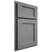Shiloh Cabinetry Partial Overlay Square Flat White Oak Rift Cut Sterling Door