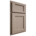 Shiloh Cabinetry Partial Overlay Square Flat White Oak Rift Cut Whitewash Door