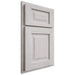 Shiloh Cabinetry Partial Overlay Square Raised Alder Plain Cut Cotton Door